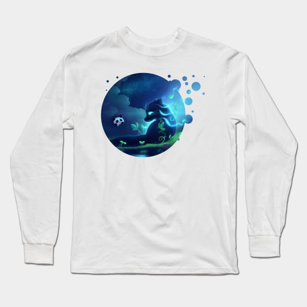 Forest Spirit Long Sleeve T-Shirt by NezuPanda